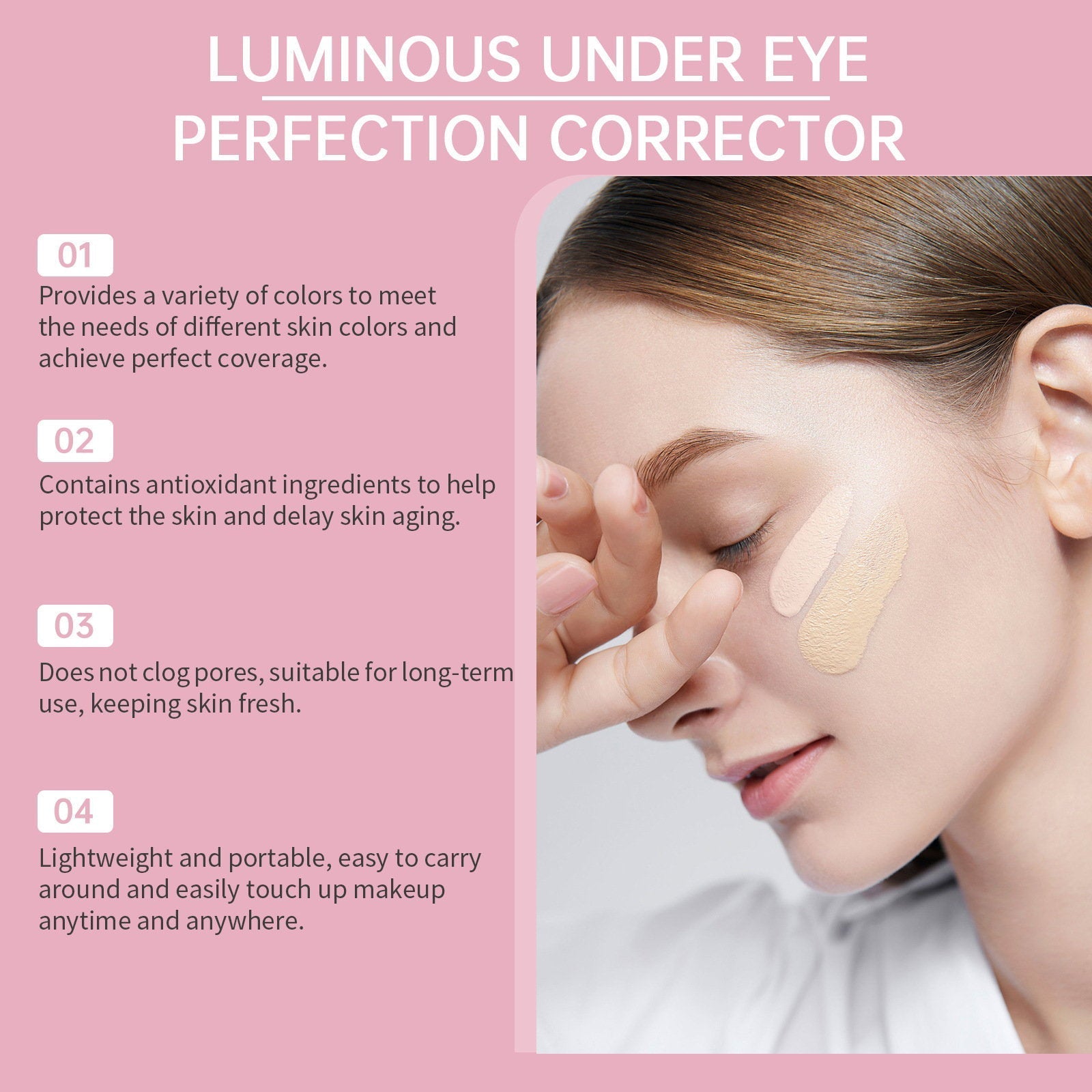 💗Limited Time Sale-Buy 1 Get 1 Free✨Under Eye Brightener , Brightening Cream Concealer