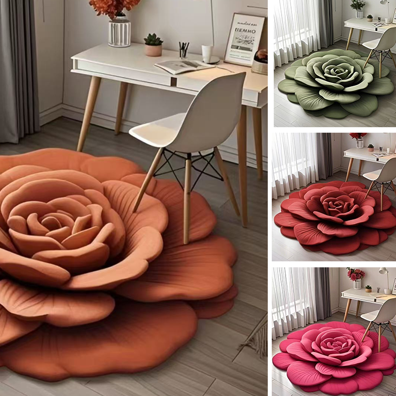 💜 LAST DAY PROMOTION - 50%OFF💜Floral Plush & Diatomaceous Earth Floor Mat
