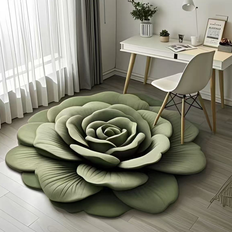 💜 LAST DAY PROMOTION - 50%OFF💜Floral Plush & Diatomaceous Earth Floor Mat