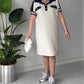 ✨ Lapel short-sleeved dress|A summer "paper man" god dress ⚡ that shows thin and hidden meat