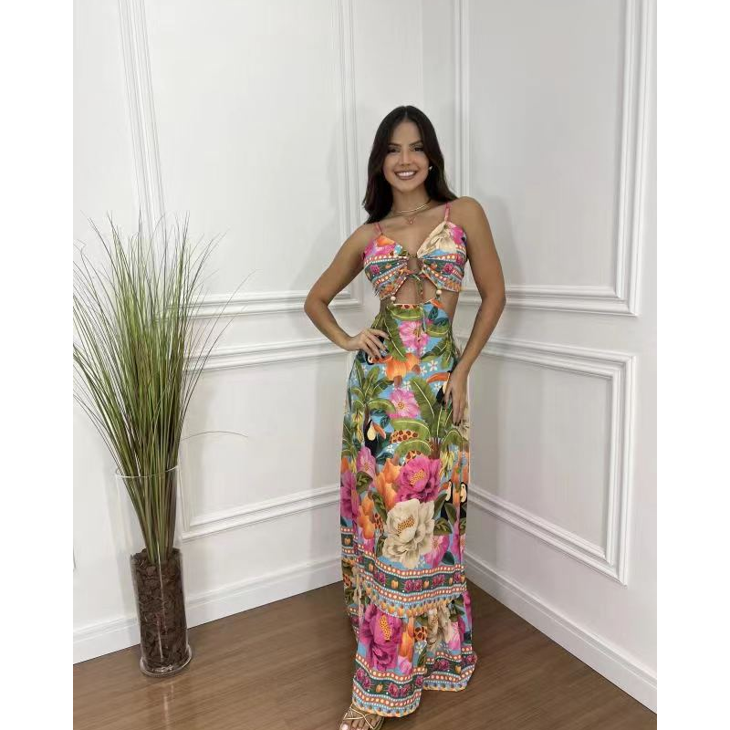 🌴Summer Specials🌴Women's Halter Sleeveless Backless Slim Sexy Beach Dresses