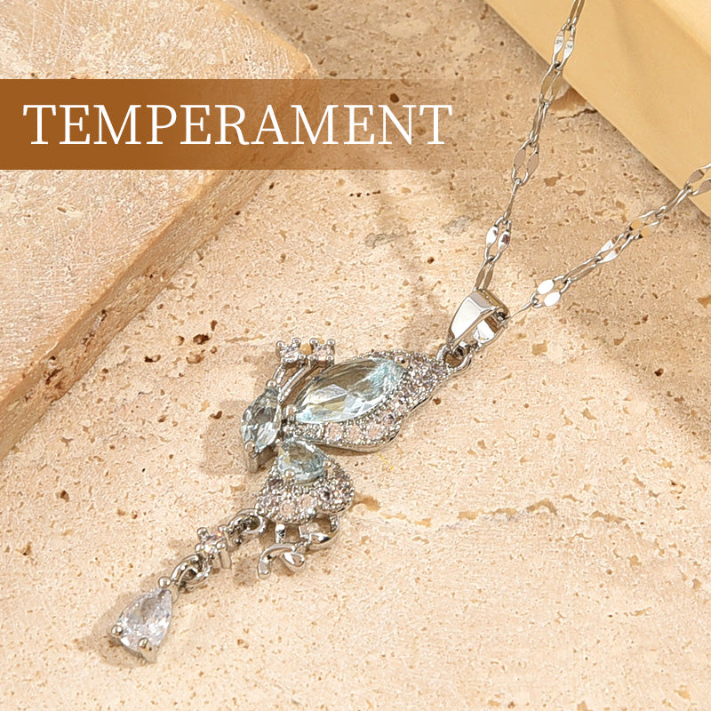 ✨Buy 1 Get 1 Free✨Elegant Butterfly Tassel Pendant Necklace