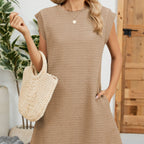 💖Last Day 50% OFF💖Sleeveless Loose Mini Dress with Pockets