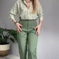 🌸 Women's Printed Shirt Wide-leg Pants Set (Haute Couture Fabric)