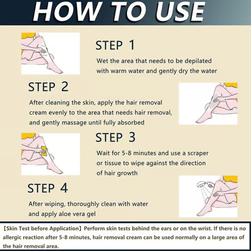 🔥 Unisex painless hair removal cream! Gentle on the skin ⏳ limited time offer