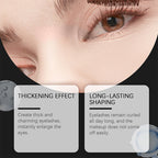 🌿 Natural waterproof mascara|Sweat-resistant brown tone for big eyes all day ✨