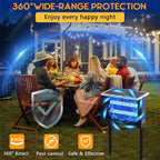 🔥3500V Mosquito King! Solar high-voltage power grid ✨ indoor and outdoor mosquitoes are close to direct evaporation 🦟 in seconds