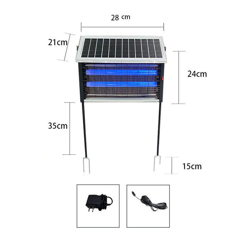 🔥3500V Mosquito King! Solar high-voltage power grid ✨ indoor and outdoor mosquitoes are close to direct evaporation 🦟 in seconds