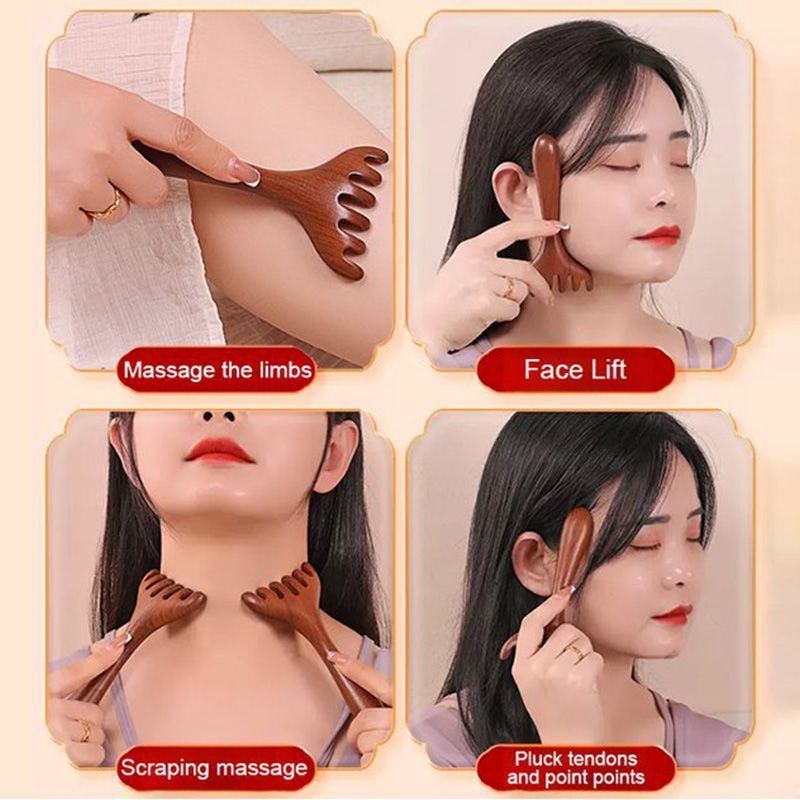 Send yourself and your family health!  Six-claw Meridian Massage Comb