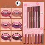 Long Lasting Matte Lip Liner Pencil Set