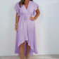 ❤️‍🔥2025 New Arrival-50% Off💖Women's Resort Style V-Neck Polka Dot Ruffle Sleeve Dress