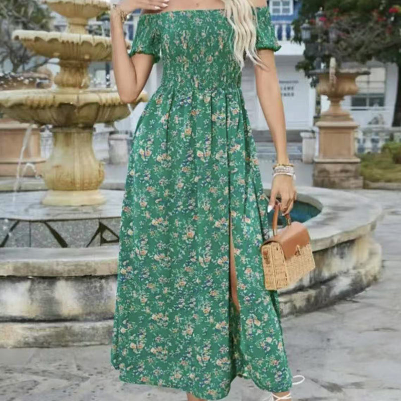 💖👗Limited Sale 57% OFF🌹Women's Elegant Floral Off-Shoulder Dress