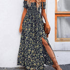 💖👗Limited Sale 57% OFF🌹Women's Elegant Floral Off-Shoulder Dress