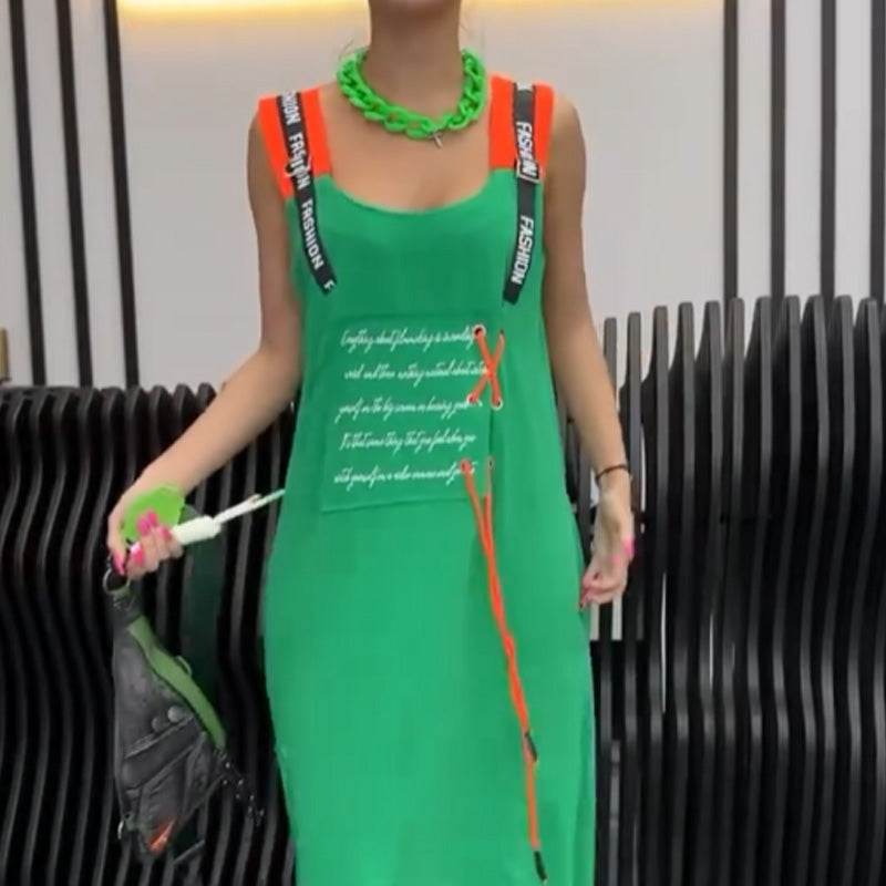 💖A must-have to catch the eye! Women's casual printed sleeveless dress🌴