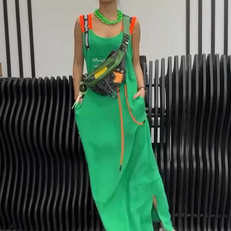 💖A must-have to catch the eye! Women's casual printed sleeveless dress🌴