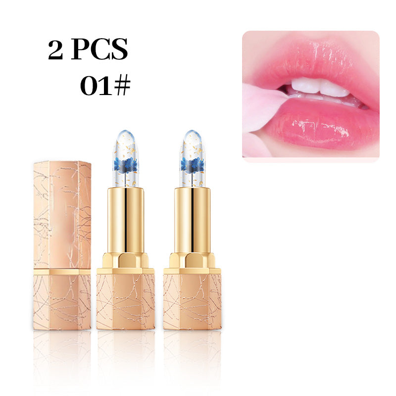 💝Buy 1 Get 1 Free! Crystal Flower Temp - Change Jelly Lipstick✨ | Thousand - Color Lip Magic