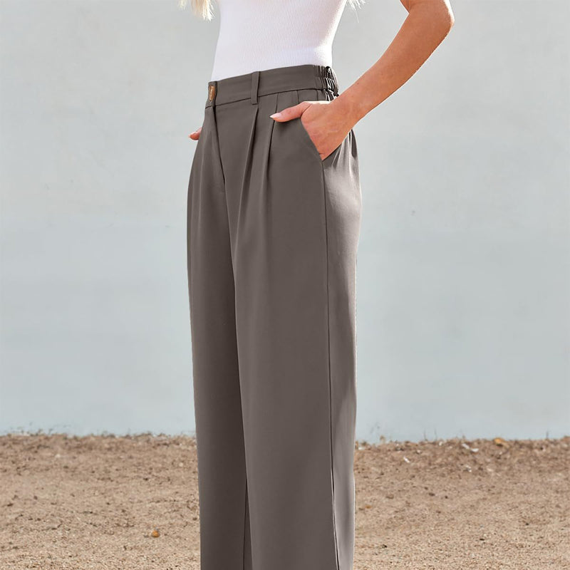 🌸Spring Blowout! 64% Off 👖Women's High-Waist Straight Leg Trousers — Effortless Style