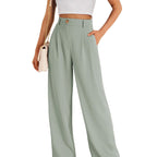 🌸Spring Blowout! 64% Off 👖Women's High-Waist Straight Leg Trousers — Effortless Style