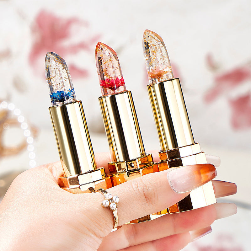 💕 Buy one get one 💕 free moisturizing flower jelly lipstick for long-lasting makeup