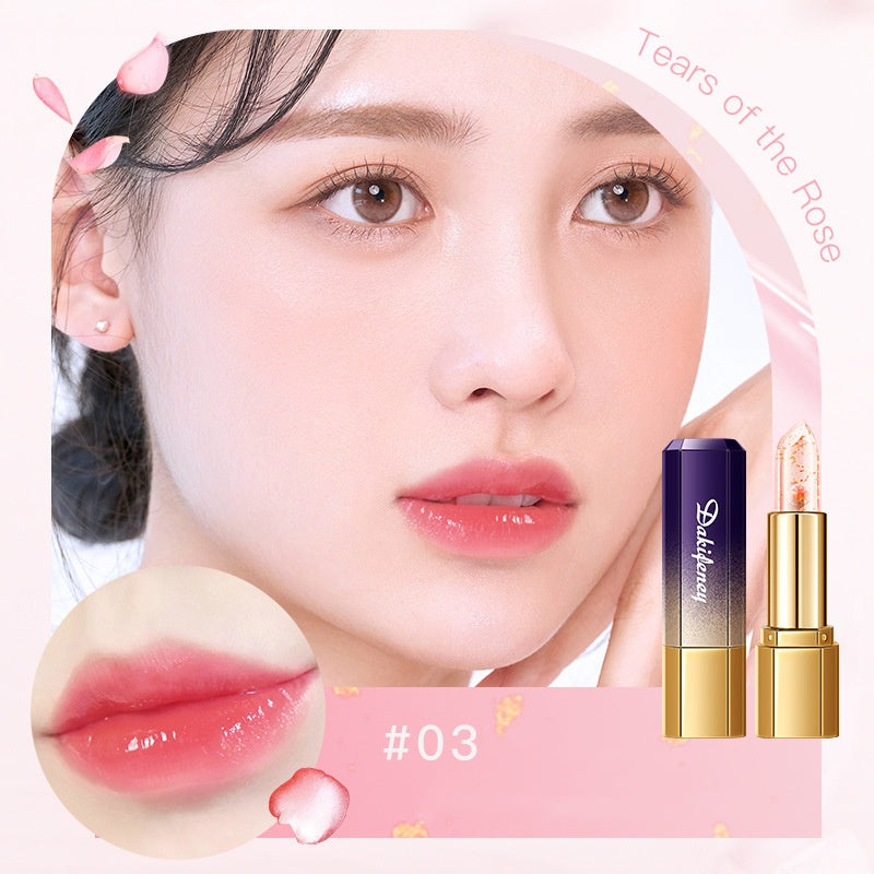 💕 Buy one get one 💕 free moisturizing flower jelly lipstick for long-lasting makeup