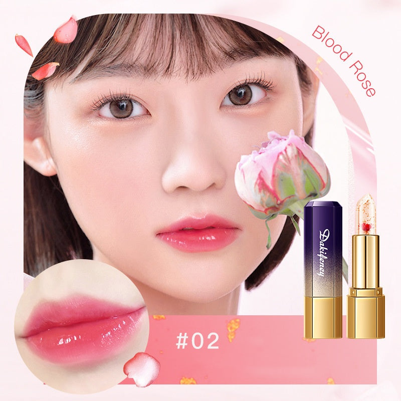 💕 Buy one get one 💕 free moisturizing flower jelly lipstick for long-lasting makeup