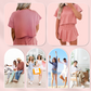 🛍️ Casual T-shirt × skirt two-piece set, casual and chic one-click get!