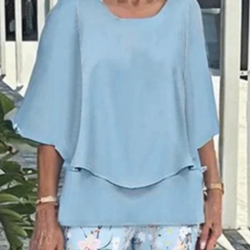 💥FLASH SALE 57% OFF💥Women’s Printed Pants & Crew Neck Top Set