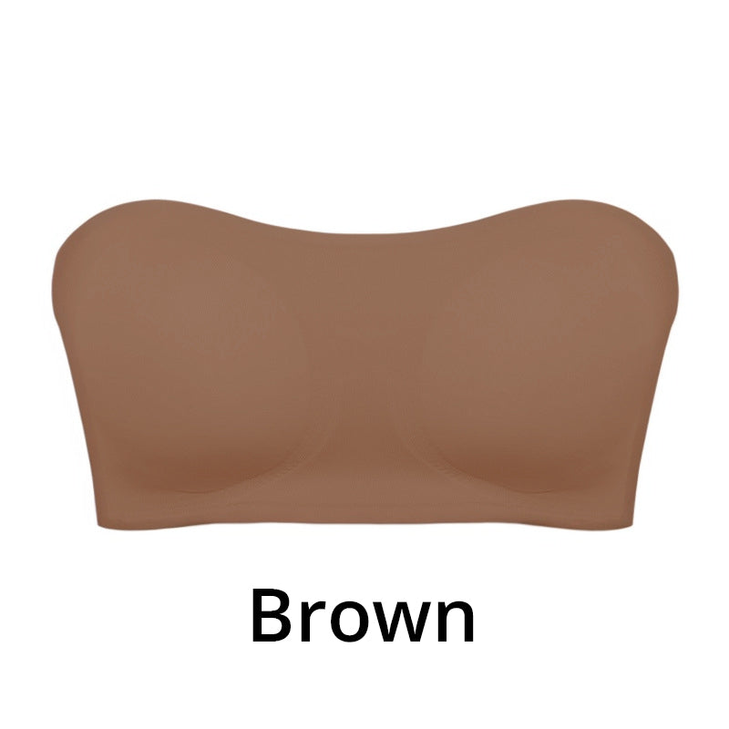 ✨Hot Sale🔥Women's Non-Slip Strapless Wireless Bra with Crossover Side Closure