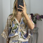 🎊 2025 New Luxury Outfits! Hand-embroidered V-neck silk maxi dress, limited sale 👑