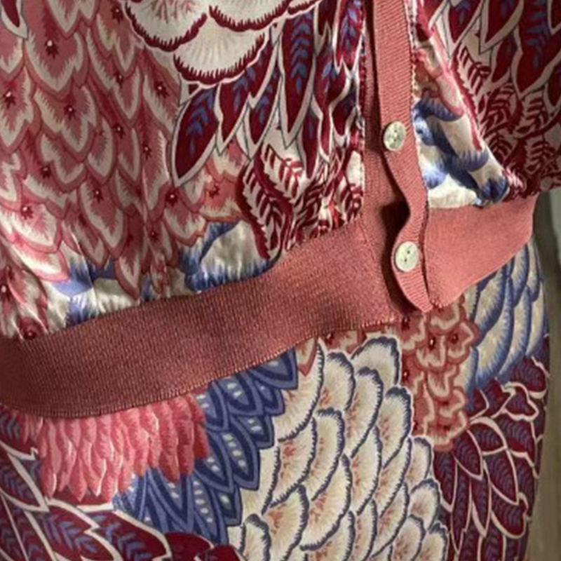 🎊 2025 New Luxury Outfits! Hand-embroidered V-neck silk maxi dress, limited sale 👑