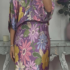 🎊 2025 New Luxury Outfits! Hand-embroidered V-neck silk maxi dress, limited sale 👑