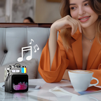 🌟🎒Tiny but Mighty! Portable Wireless Bluetooth Speaker - Fits in Your Mug, Roars Like a Bear!🔊☕🐻