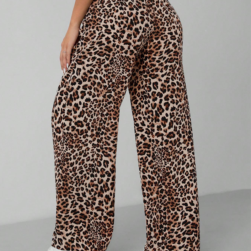 🔥Women's straight-leg wide-leg pants unlock the code of wildness and elegance🐆