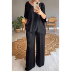 ✨ Silky Crit! Loose satin suit, limited-time special | It feels like going out with a cloud wrapped in it