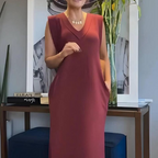 🌸New Arrival 55%OFF【S~XL】💕Women's V-Neck Sleeveless Split Maxi Dress