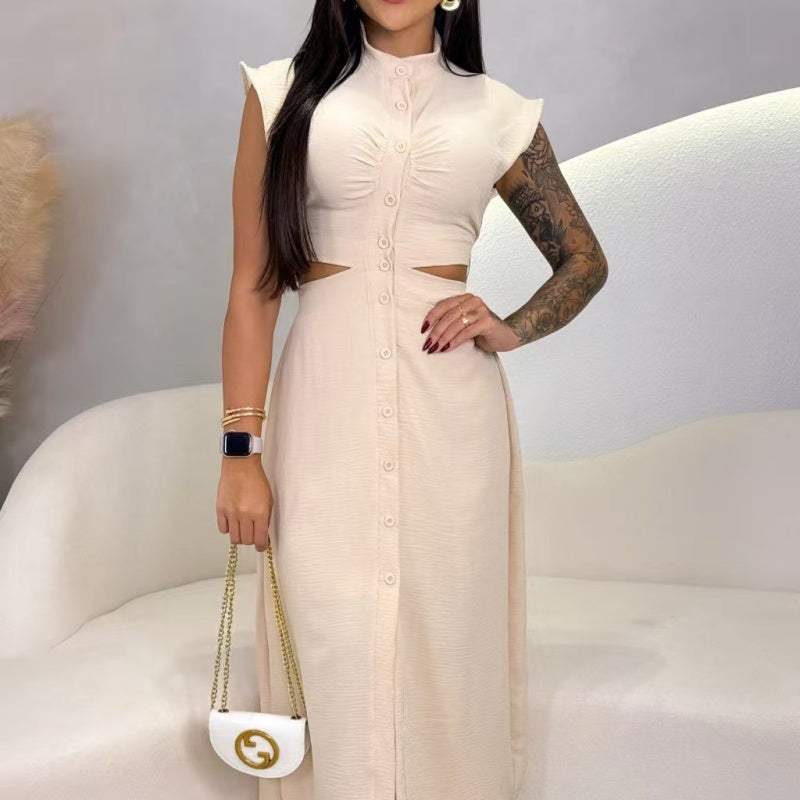 👑No More Boring Dresses✨ Women’s Cap Sleeve Split Dress | Flattering Fit