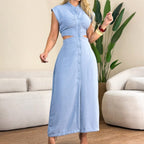 👑No More Boring Dresses✨ Women’s Cap Sleeve Split Dress | Flattering Fit