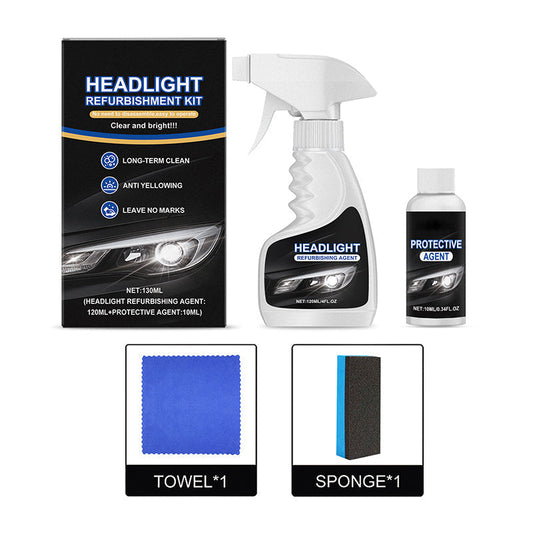 🔥Buy 2 get 1 free Yellow headlights savior! 1 set of new and translucent ✨ 5-step restoring new lights