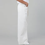 🎀 Salt and sweet! Drawstring adjustable low-rise wide-leg pants for multiple wears 👖