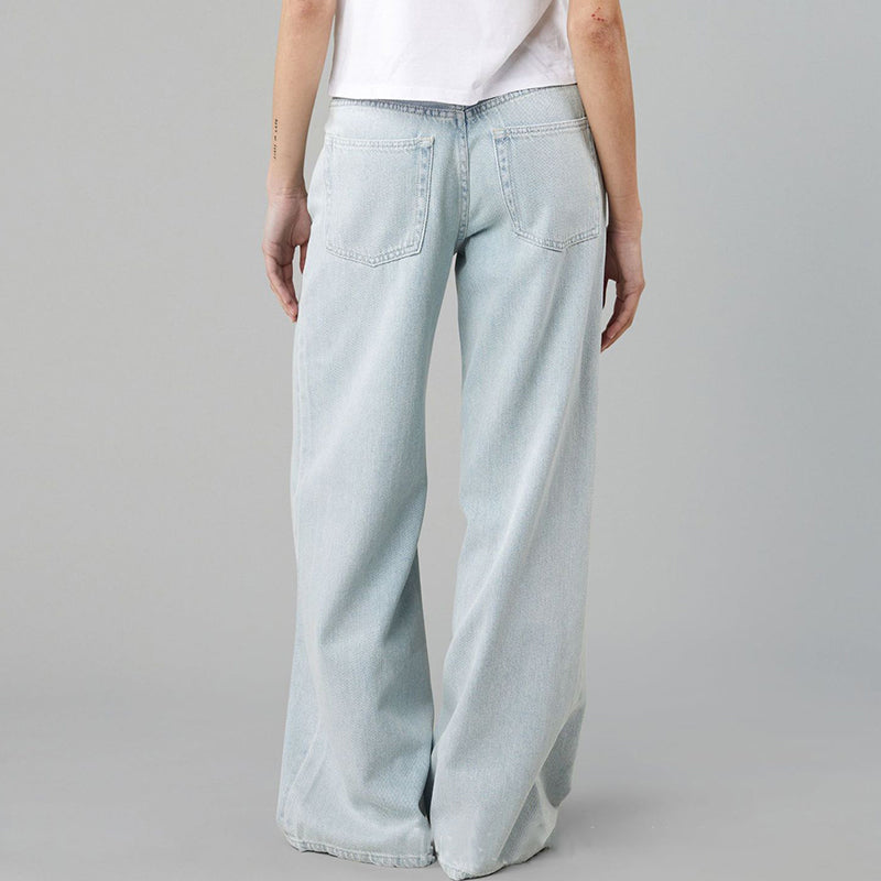 🎀 Salt and sweet! Drawstring adjustable low-rise wide-leg pants for multiple wears 👖