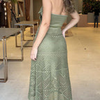 🎊 Summer Sale|Halterneck 3D floral skirt, hollowed out design is super eye-catching 🏖️