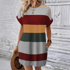 🌞Women's Casual Round Neck Dress | Soft Fabric, Everyday Ease
