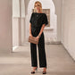 👖Women’s High Waist Wide Leg Jumpsuit | Chic All - Day Ease