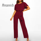 👖Women’s High Waist Wide Leg Jumpsuit | Chic All - Day Ease