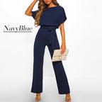 👖Women’s High Waist Wide Leg Jumpsuit | Chic All - Day Ease