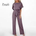 👖Women’s High Waist Wide Leg Jumpsuit | Chic All - Day Ease