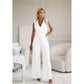 👩🏻 Sleeveless V-neck jumpsuit | Small / Commuter Party, tall and thin in summer