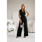👩🏻 Sleeveless V-neck jumpsuit | Small / Commuter Party, tall and thin in summer