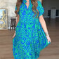 👗 Printed A-line maxi dress | Loose Tibetan meat, daily wear, loose and temperamental ✨