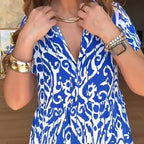 👗 Printed A-line maxi dress | Loose Tibetan meat, daily wear, loose and temperamental ✨